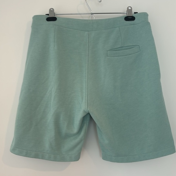 A.P.C. Straight-Leg Cotton-Jersey Drawstring Shorts in Blue (M) - Picture 2 of 5